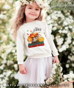 Snoopy Hello October Shirt Halloween 8 Snoopy Hello October Shirt Halloween kids Sweetshirt