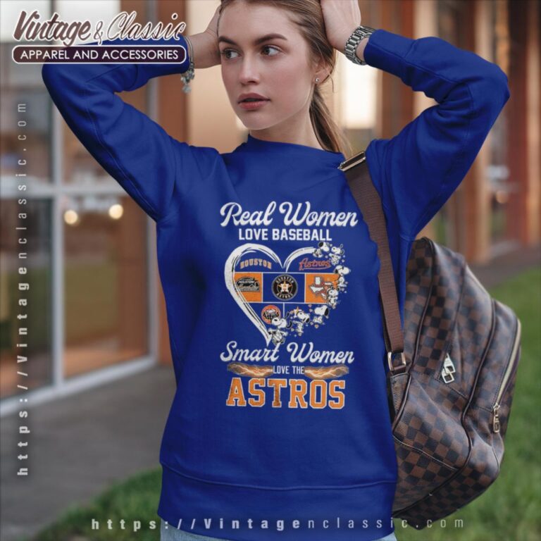 Snoopy Houston Real Women Love Baseball Smart Women Love The Astros Shirt Sweatshirt Snoopy Houston Real Women Love Baseball Smart Women Love The Astros Shirt Sweatshirt