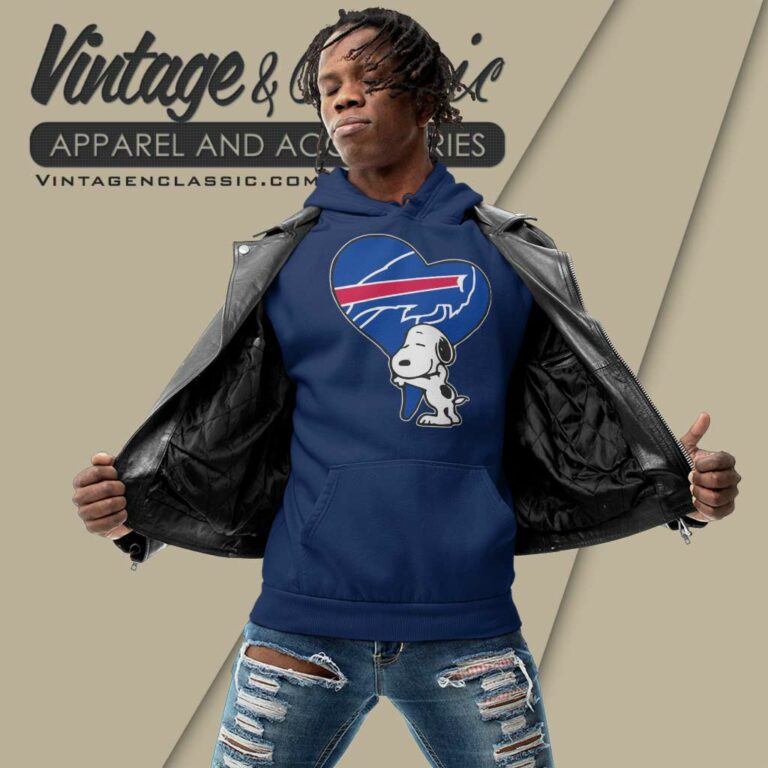 Snoopy Hugs The Buffalo Bills Heart Nfl Hoodie Snoopy Hugs The Buffalo Bills Heart Nfl Hoodie