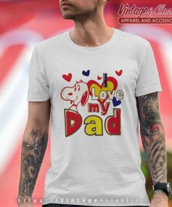 Snoopy I Love My Dad Shirt 5 Snoopy I Love My Dad T Shirt
