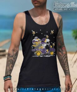 Snoopy I Love The Vikings Christmas Tank Top Racerback