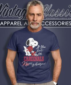 Snoopy If You Dont Like Arizona Cardinals Kiss My Endzone T Shirt
