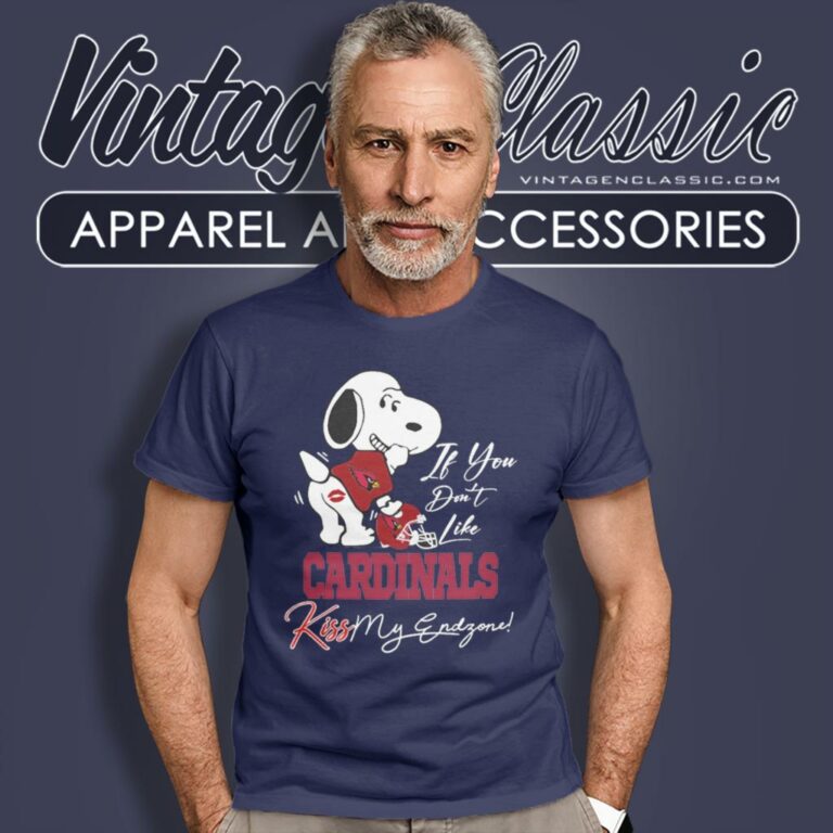 Snoopy If You Dont Like Arizona Cardinals Kiss My Endzone T Shirt Snoopy If You Dont Like Arizona Cardinals Kiss My Endzone T Shirt