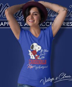 Snoopy If You Dont Like Arizona Cardinals Kiss My Endzone V Neck TShirt