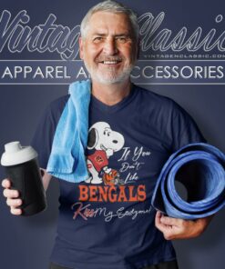 Snoopy If You Dont Like Cincinnati Bengals Kiss My Endzone V Neck TShirt