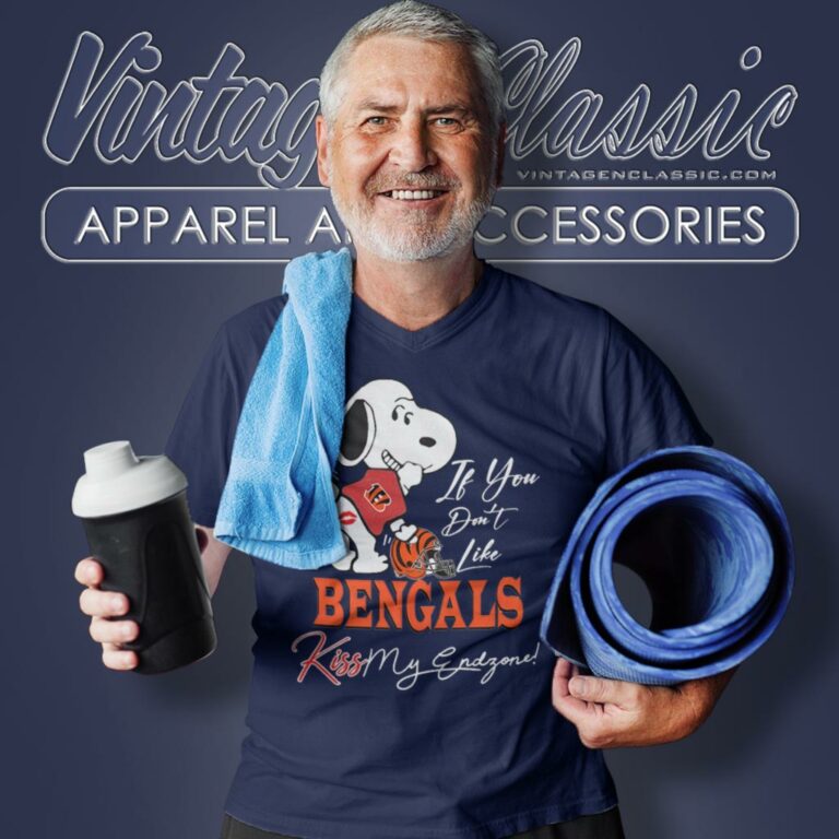 Snoopy If You Dont Like Cincinnati Bengals Kiss My Endzone V Neck TShirt Snoopy If You Dont Like Cincinnati Bengals Kiss My Endzone V Neck TShirt