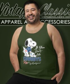 Snoopy If You Dont Like Dallas Cowboys Kiss My Endzone Shirt 4 Snoopy If You Dont Like Dallas Cowboys Kiss My Endzone Tank Top Racerback