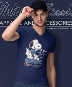 Snoopy If You Dont Like Dallas Cowboys Kiss My Endzone Shirt 5 Snoopy If You Dont Like Dallas Cowboys Kiss My Endzone V Neck TShirt
