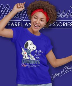 Snoopy If You Dont Like Dallas Cowboys Kiss My Endzone Shirt 6 Snoopy If You Dont Like Dallas Cowboys Kiss My Endzone Women T Shirt