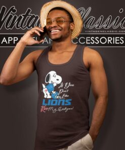 Snoopy If You Dont Like Detroit Lions Kiss My Endzone Shirt 4 Snoopy If You Dont Like Detroit Lions Kiss My Endzone Tank Top Racerback