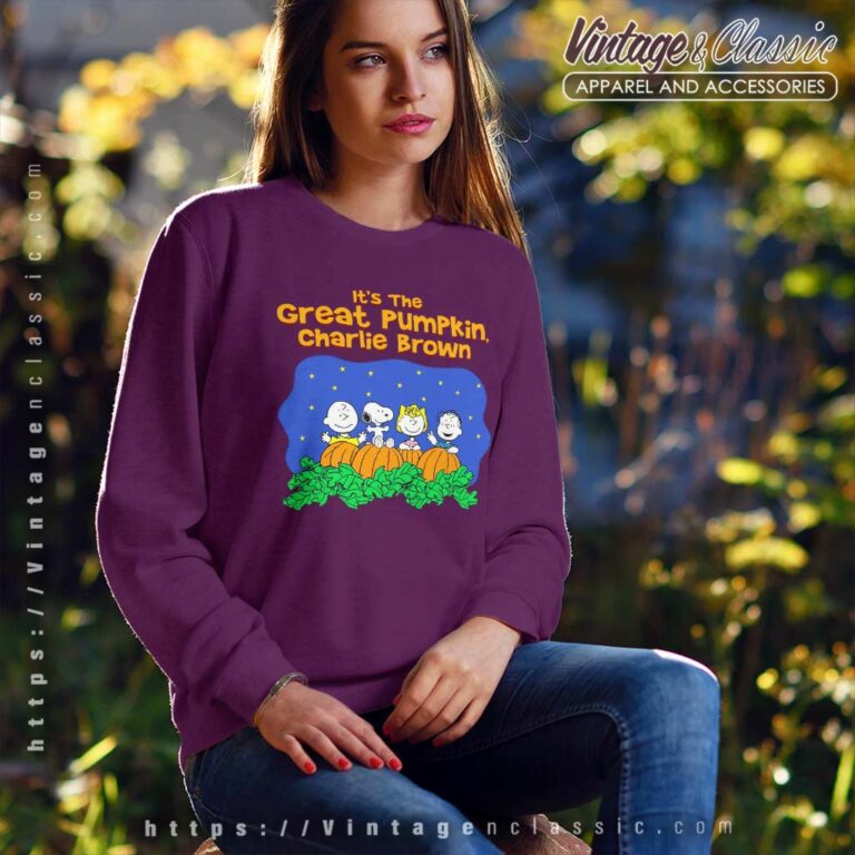 Snoopy Its The Great Pumpkin Charlie Brown Sweatshirt Snoopy Its The Great Pumpkin Charlie Brown Sweatshirt