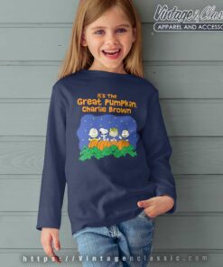 Snoopy Its The Great Pumpkin Charlie Brown kids Longsleeves