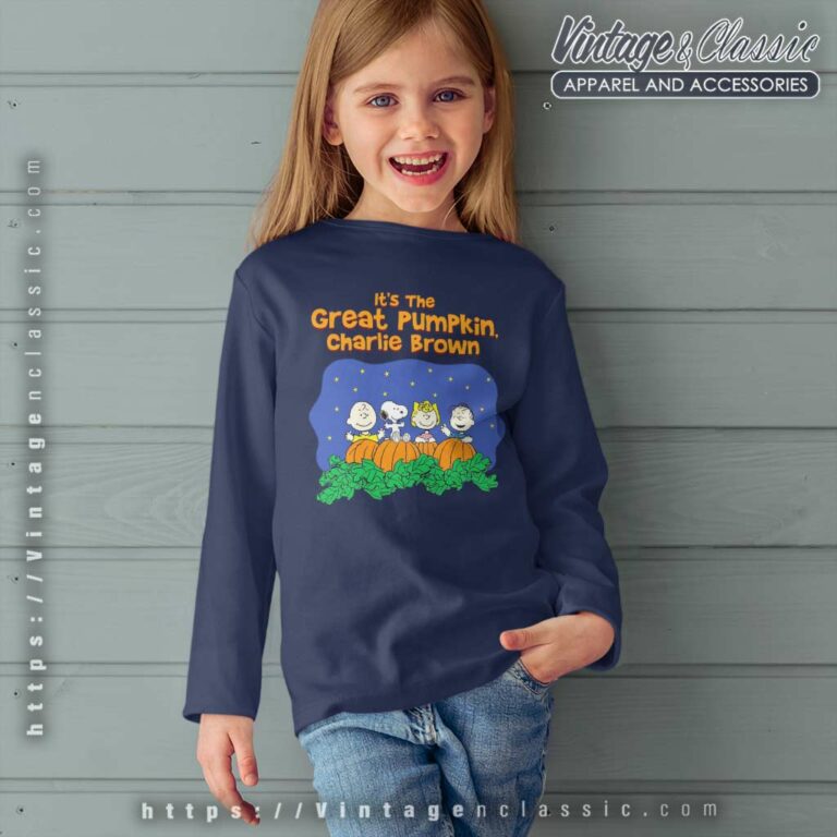 Snoopy Its The Great Pumpkin Charlie Brown kids Longsleeves Snoopy Its The Great Pumpkin Charlie Brown kids Longsleeves