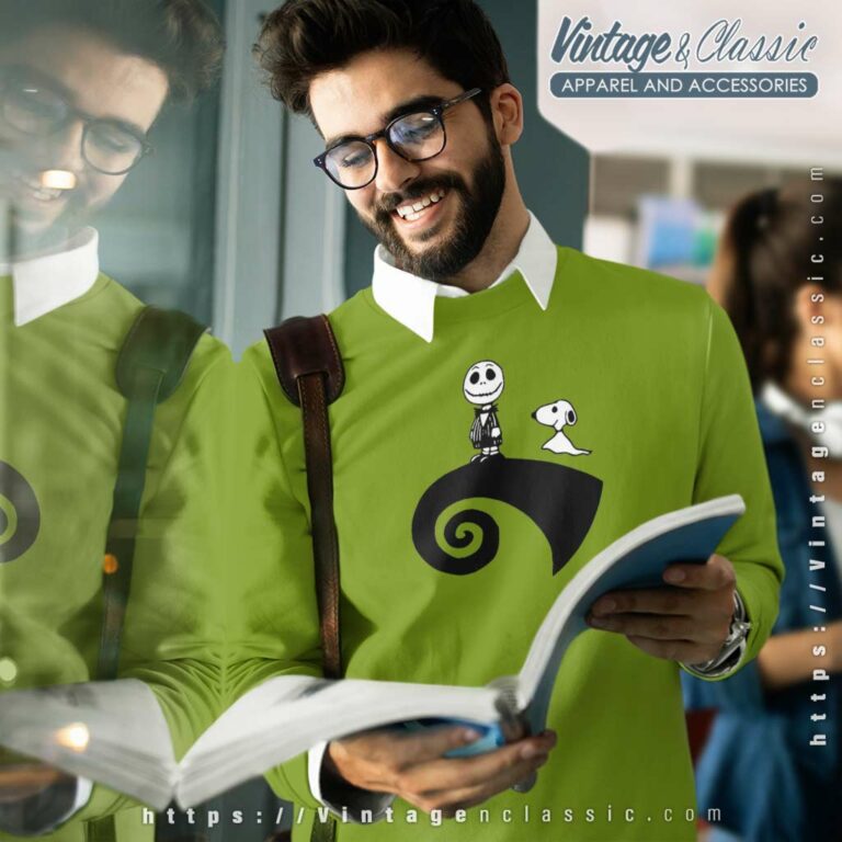 Snoopy Jack Skellington Shirt Halloween Sweatshirt Snoopy Jack Skellington Shirt Halloween Sweatshirt