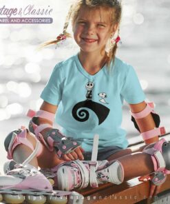 Snoopy Jack Skellington Shirt Halloween kids Vneck