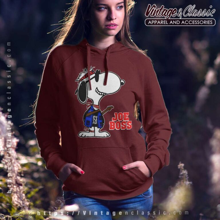 Snoopy Joe Boss Bruce Springsteen Music Rock Hoodie Snoopy Joe Boss Bruce Springsteen Music Rock Hoodie