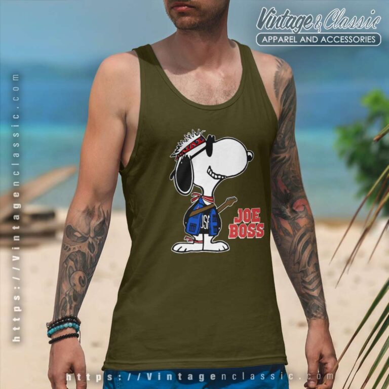 Snoopy Joe Boss Bruce Springsteen Music Rock Tank Top Racerback Snoopy Joe Boss Bruce Springsteen Music Rock Tank Top Racerback