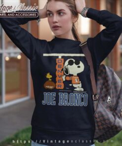 Snoopy Joe Bronco Denver Broncos Sweatshirt