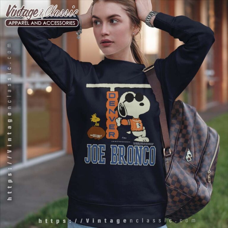 Snoopy Joe Bronco Denver Broncos Sweatshirt Snoopy Joe Bronco Denver Broncos Sweatshirt