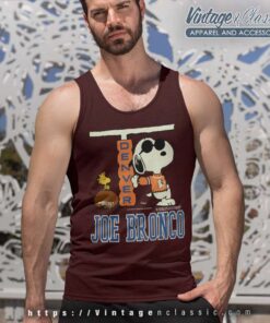 Snoopy Joe Bronco Denver Broncos Tank Top Racerback