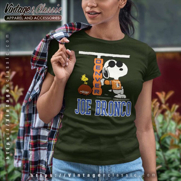 Snoopy Joe Bronco Denver Broncos Women TShirt Snoopy Joe Bronco Denver Broncos Women TShirt