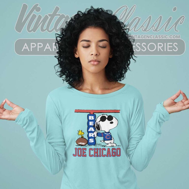 Snoopy Joe Chicago Bears Nfl Football Long Sleeve Tee Snoopy Joe Chicago Bears Nfl Football Long Sleeve Tee