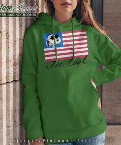 Snoopy Joe Cool American Flag Hoodie