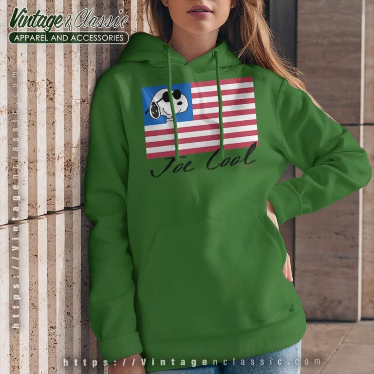 Snoopy Joe Cool American Flag Hoodie Snoopy Joe Cool American Flag Hoodie