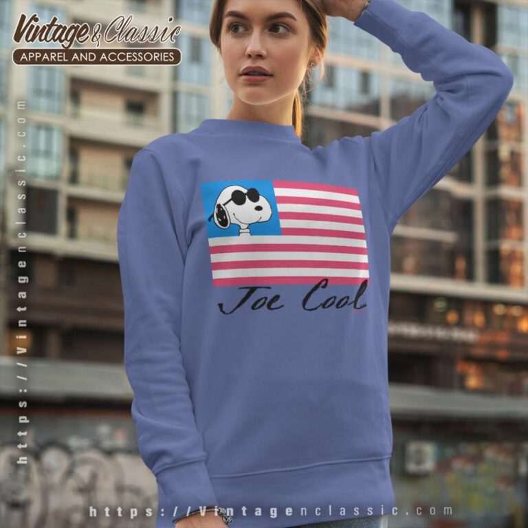 Snoopy Joe Cool American Flag Sweatshirt Snoopy Joe Cool American Flag Sweatshirt