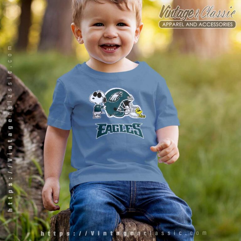 Snoopy Joe Cool And Woodstock Philadelphia Eagles Kids T Shirt Snoopy Joe Cool And Woodstock Philadelphia Eagles Kids T Shirt