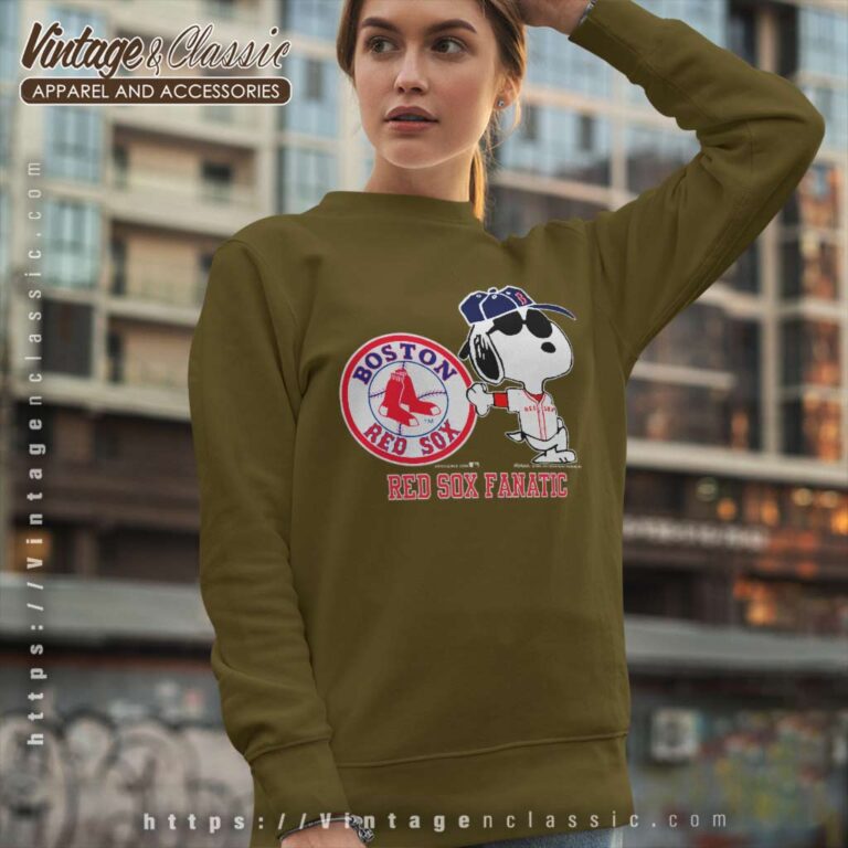 Snoopy Joe Cool Boston Red Sox Sweatshirt Snoopy Joe Cool Boston Red Sox Sweatshirt