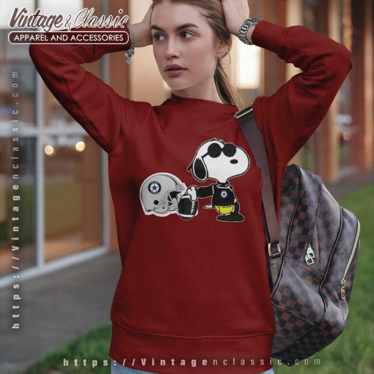 Snoopy Joe Cool Dallas Cowboys Sweatshirt Snoopy Joe Cool Dallas Cowboys Sweatshirt