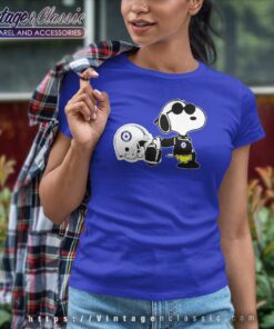 Snoopy Joe Cool Dallas Cowboys Women TShirt