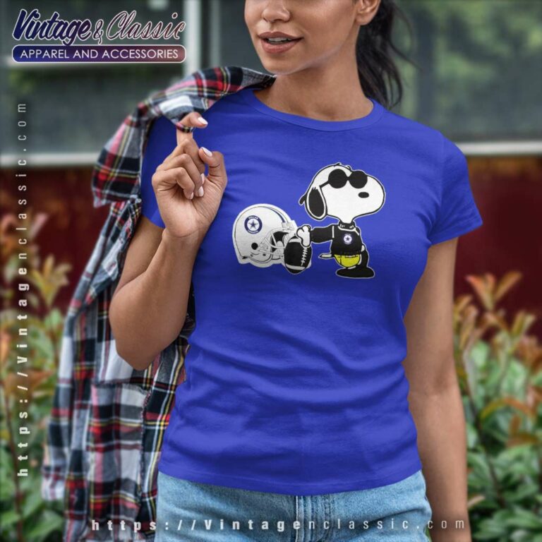 Snoopy Joe Cool Dallas Cowboys Women TShirt Snoopy Joe Cool Dallas Cowboys Women TShirt