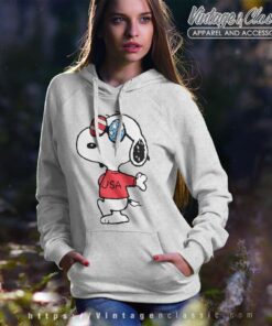Snoopy Joe Cool Independence Day 4th Of July Hoodie