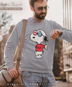 Snoopy Joe Cool Independence Day 4th Of July Sweatshirt