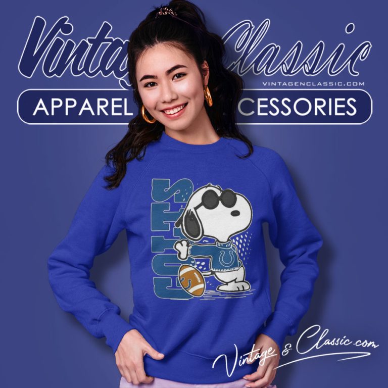 Snoopy Joe Cool Indianapolis Colts Sweatshirt Snoopy Joe Cool Indianapolis Colts Sweatshirt