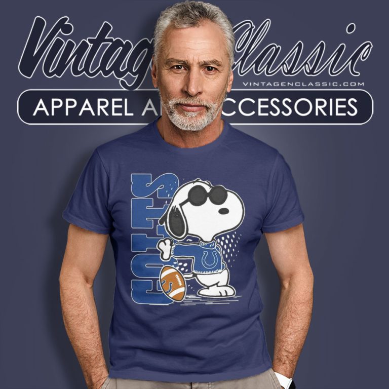 Snoopy Joe Cool Indianapolis Colts T Shirt Snoopy Joe Cool Indianapolis Colts T Shirt
