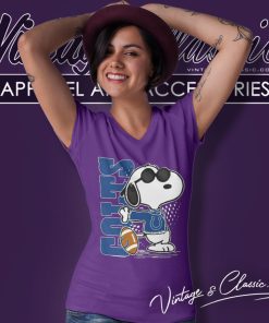 Snoopy Joe Cool Indianapolis Colts V Neck TShirt