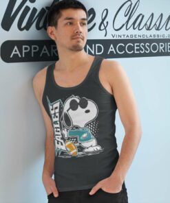 Snoopy Joe Cool Philadelphia Eagles Tank Top Racerback