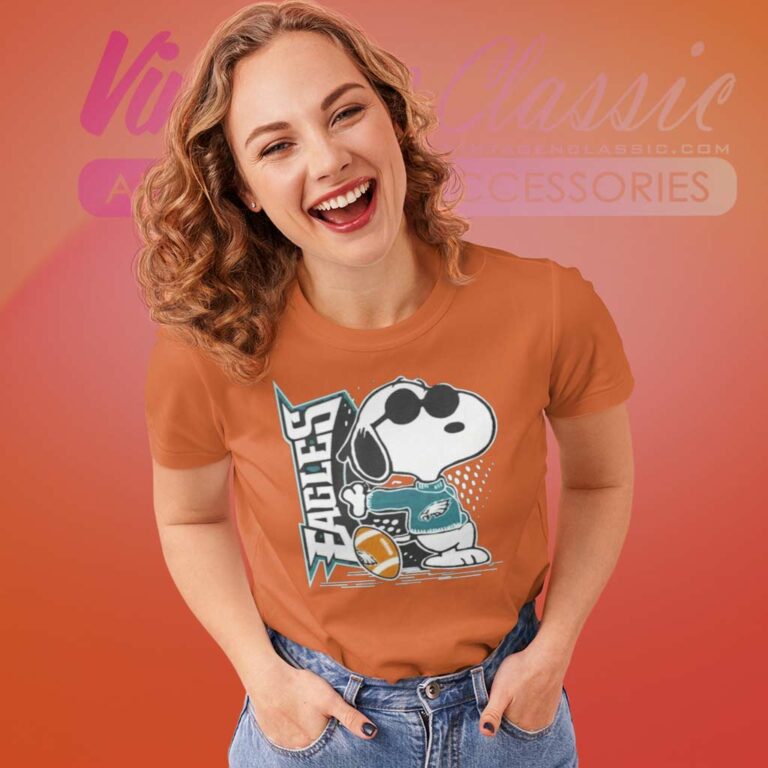 Snoopy Joe Cool Philadelphia Eagles Women TShirt Snoopy Joe Cool Philadelphia Eagles Women TShirt