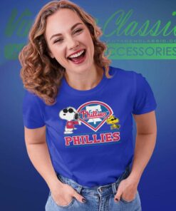 Snoopy Joe Cool Philadelphia Phillies Women TShirt