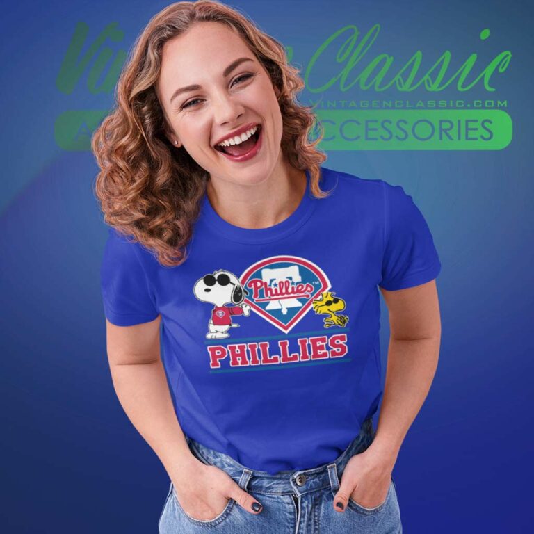 Snoopy Joe Cool Philadelphia Phillies Women TShirt Snoopy Joe Cool Philadelphia Phillies Women TShirt