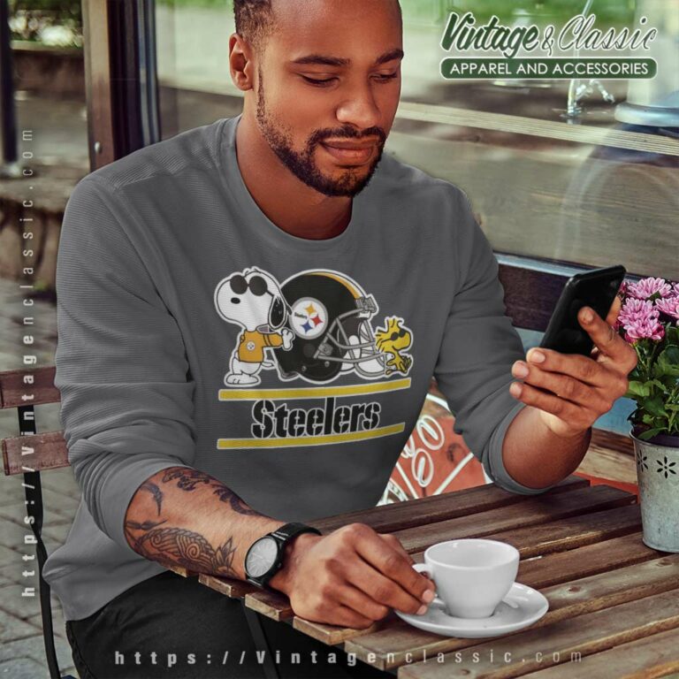 Snoopy Joe Cool Pittsburgh Steelers Sweatshirt Snoopy Joe Cool Pittsburgh Steelers Sweatshirt