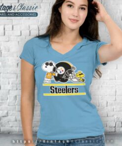 Snoopy Joe Cool Pittsburgh Steelers Shirt 7 Snoopy Joe Cool Pittsburgh Steelers V Neck TShirt