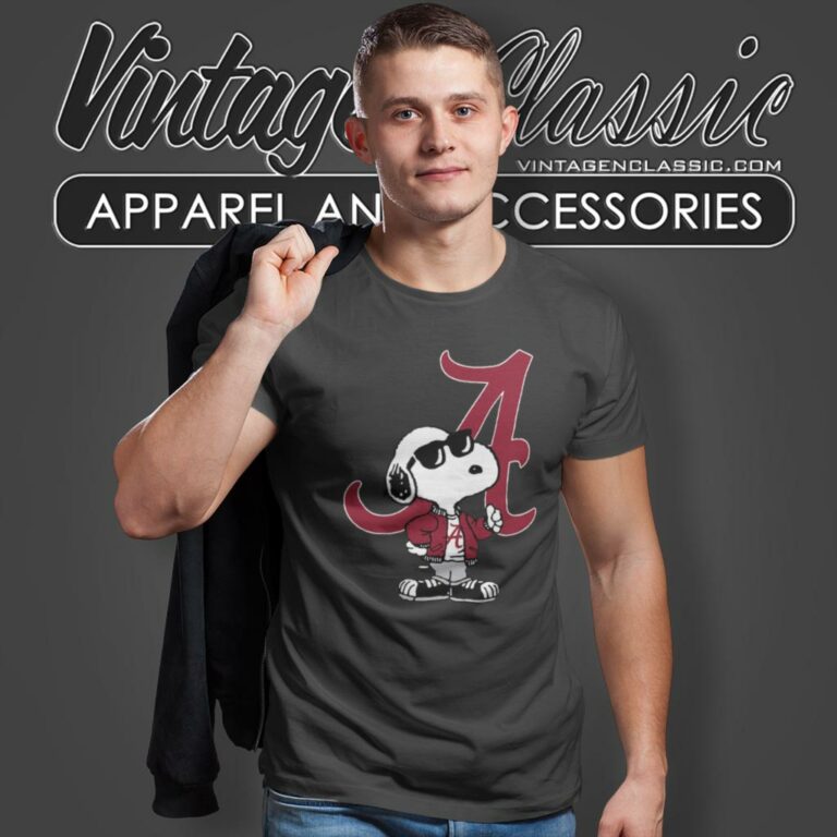 Snoopy Joe Cool The Alabama Crimson Tide T Shirt Snoopy Joe Cool The Alabama Crimson Tide T Shirt