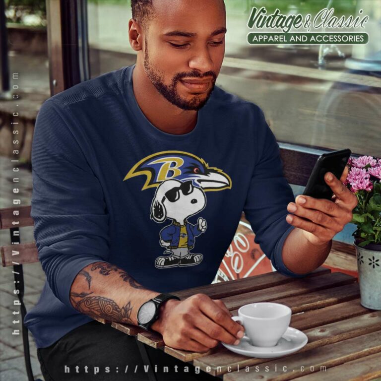 Snoopy Joe Cool To Be The Baltimore Ravens Sweatshirt Snoopy Joe Cool To Be The Baltimore Ravens Sweatshirt