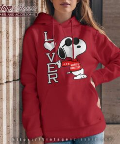 Snoopy Joe Cool Worlds Greatest Lover Hoodie