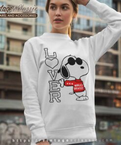 Snoopy Joe Cool Worlds Greatest Lover Sweatshirt