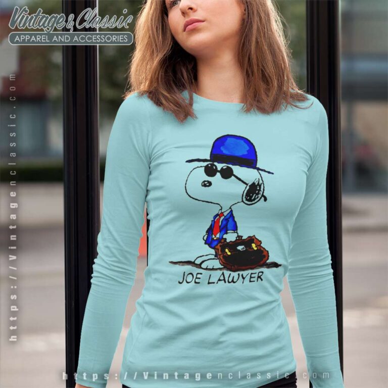 Snoopy Joe Lawyer Peanuts Long Sleeve Tee Snoopy Joe Lawyer Peanuts Long Sleeve Tee
